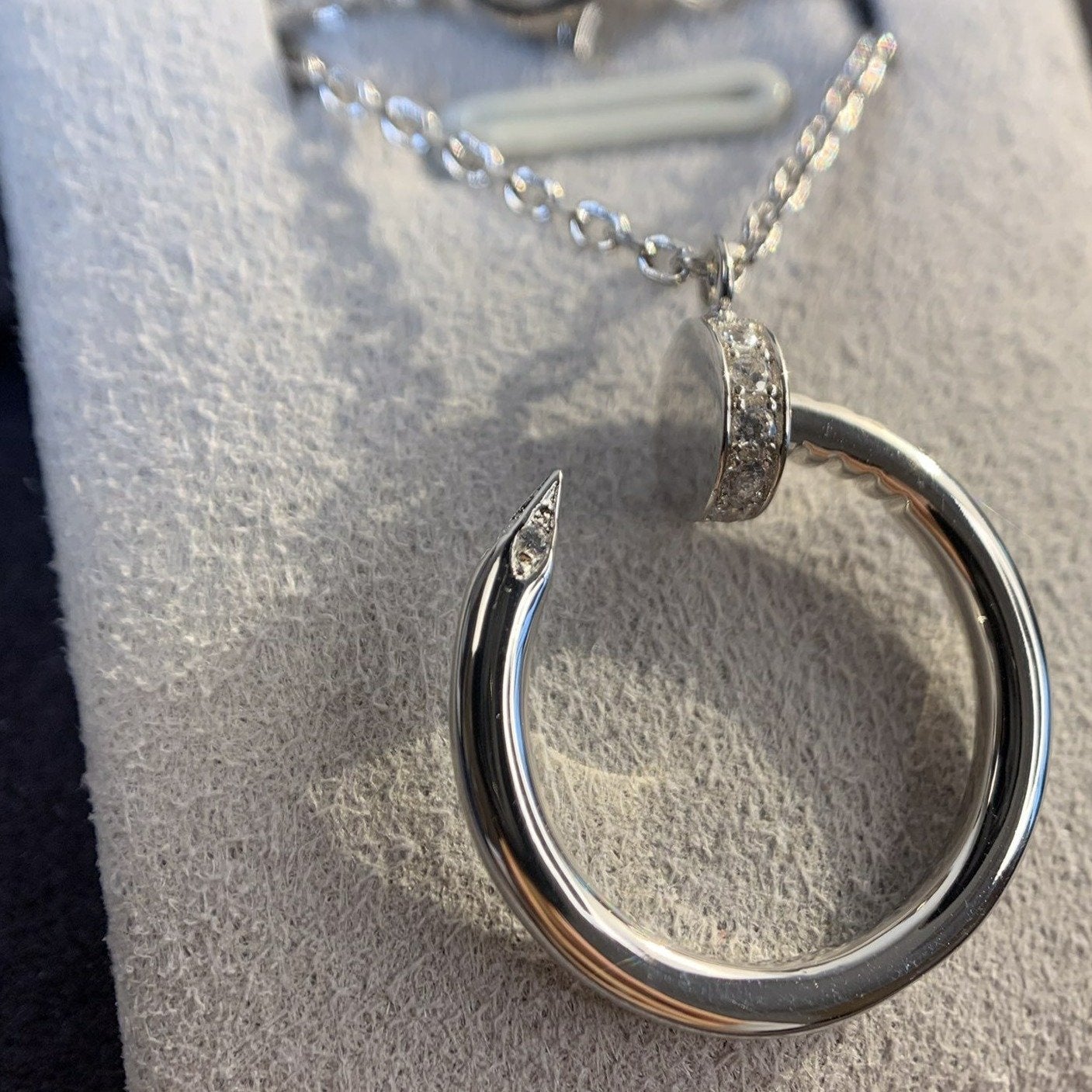 [Mystic]JUSTE NECKLACE SILVER
