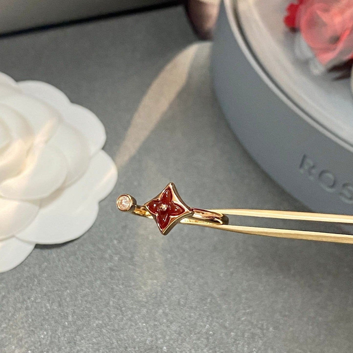 [Mystic]STAR 1 DIAMOND OPEN RING