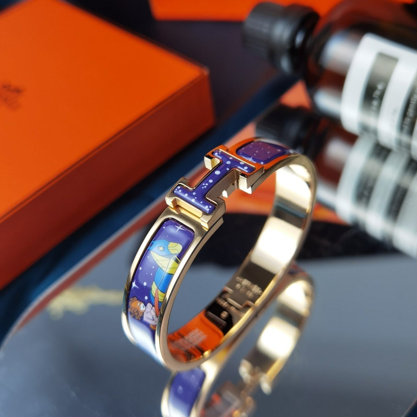 [Mystic]H STAR AND MOON BRACELET 12MM
