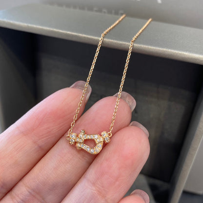[Mystic]FORCE 10 DIAMOND PINK GOLD NECKLACE MINI MODEL