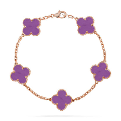 [Mystic] CLOVER 5 MOTIF VIOLET BRACELET COLLECTION