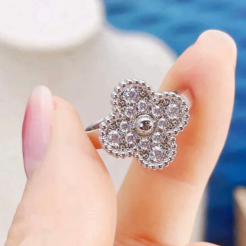 [Mystic]CLOVER DIAMOND RING