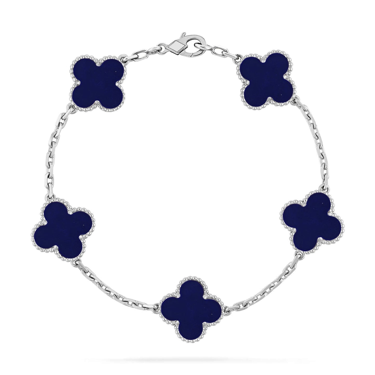 [Mystic]CLOVER 5 MOTIF LAPIS LAZULI BRACELET COLLECTION