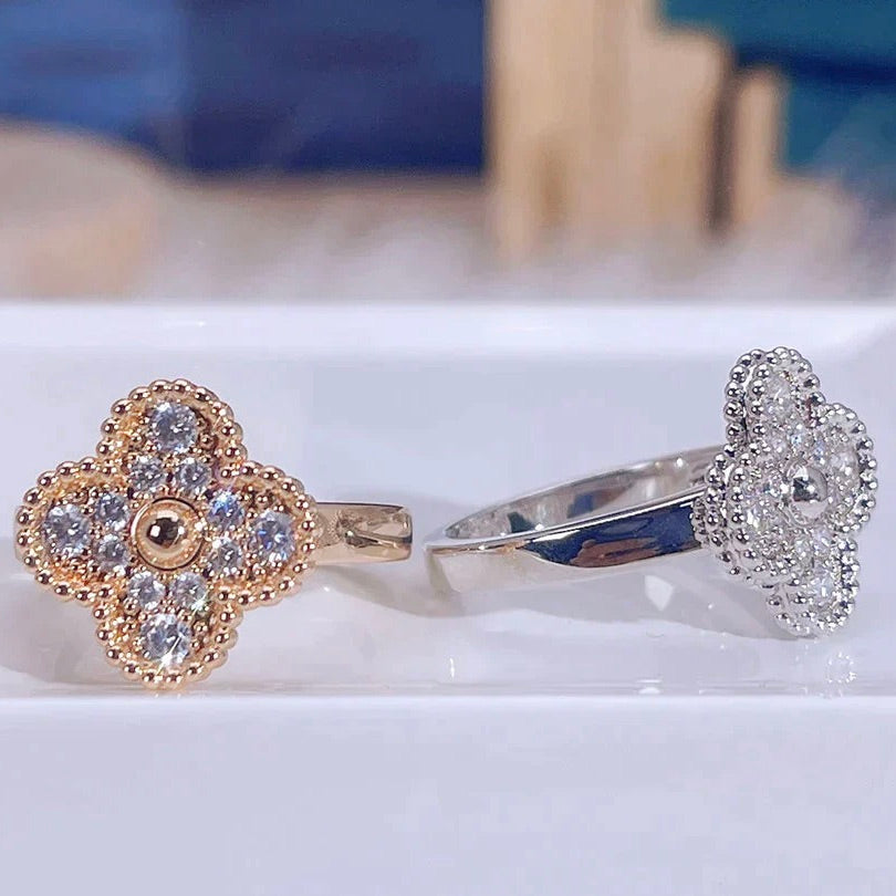 [Mystic]CLOVER DIAMOND RING