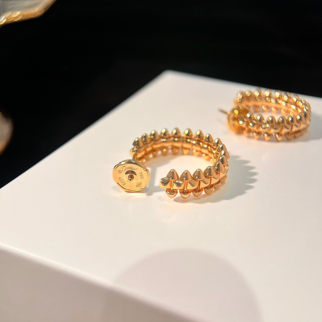[Mystic]CLASH SMALL HOOP EARRINGS