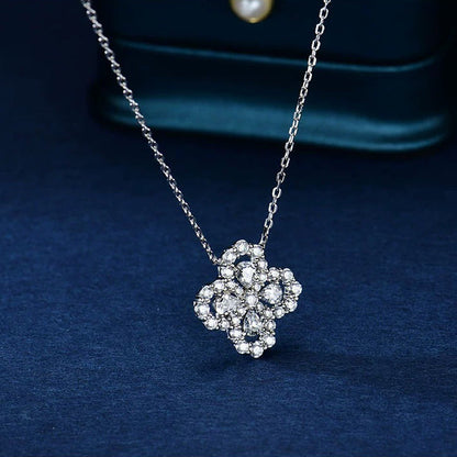 [Mystic]LOOP NECKLACE FULL MOTIF DIAMOND 16MM MULTIPLE COLORS