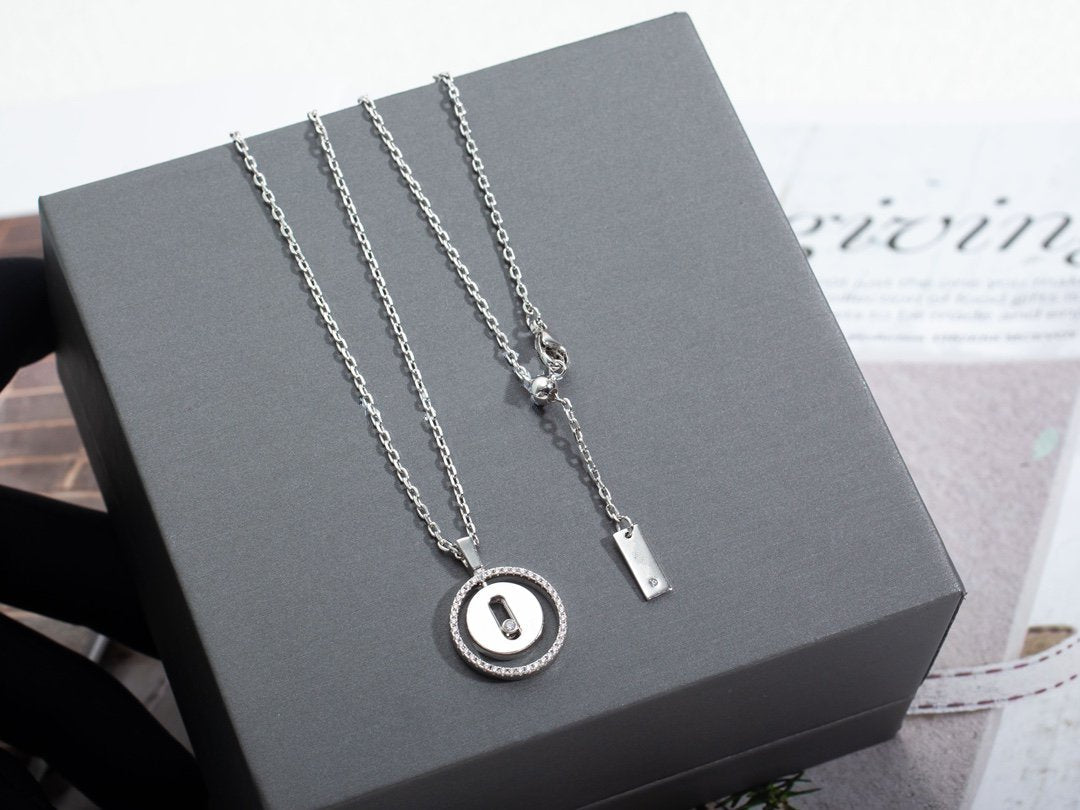 [Mystic ]Mystic  MOVE PM NECKLACE SILVER DIAMOND