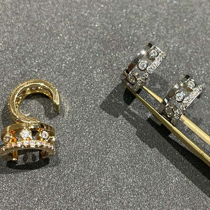 [Mystic ]MOVE ROMANE EARRINGS DIAMOND