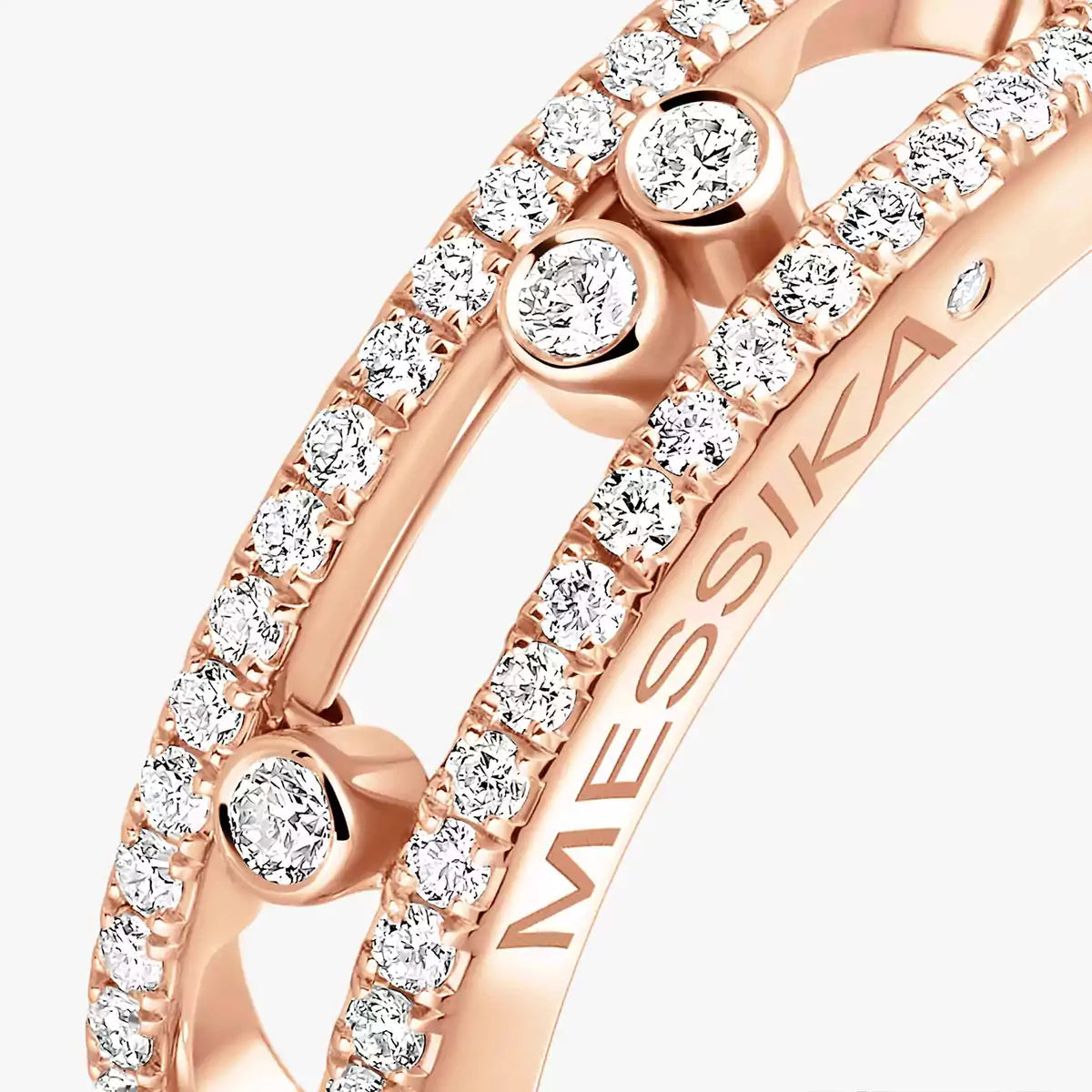 [Mystic ] Baby Move Gold Diamond Pave_ Ring