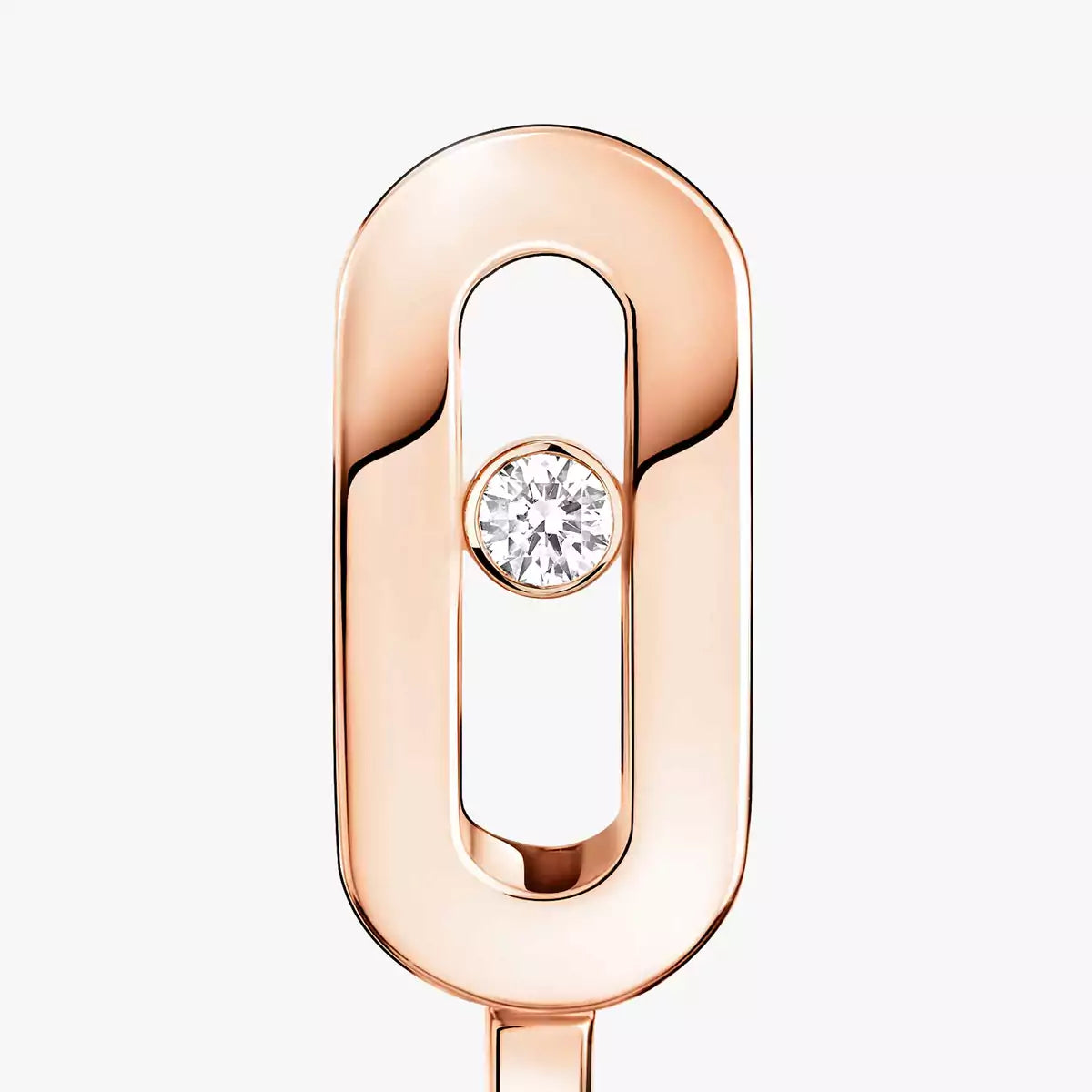 [Mystic ]Diamond Mini Hoop Earrings Move Classique