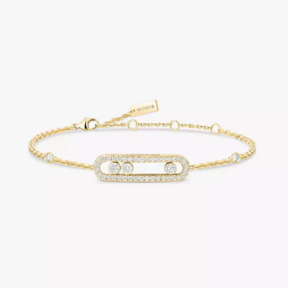 [Mystic ]Pavé Baby Move Diamond Bracelet