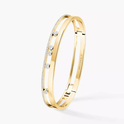 [Mystic ]Move Romane Diamond Bangle Bracelet