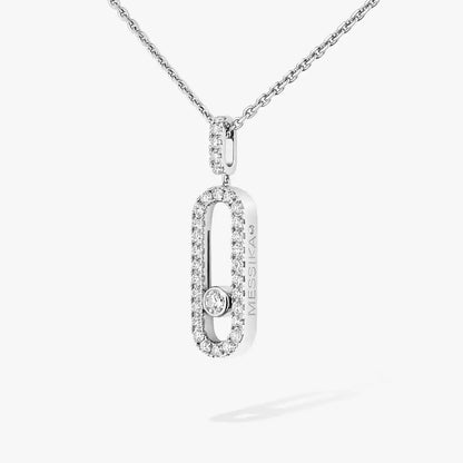 [Mystic ]Move Uno Diamond Necklace in Rose Gold