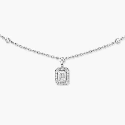 [Mystic ]My Twin Diamond Necklace in Silver