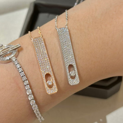 [Mystic ]MY FIRST DIAMOND PAVED NECKLACE